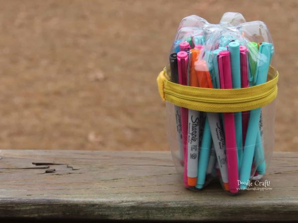 Recycled-bottle-pencil-case